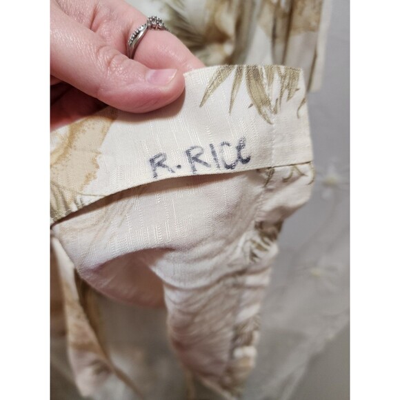 CARIBBEAN MENS XL MENS BUTTON UP SHIRT FLORAL VINTAGE Y2K TROPICAL VACATION SOFT - Picture 12 of 16